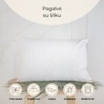Pagalvė su Šilku 50x70cm - Image 5