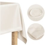 Obrus 130x180 Plamoodporny Klasyczny Elegant Krem