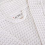 Szlafrok Gofer Bawełna Unisex Vizzy M 01 Biały - Image 4